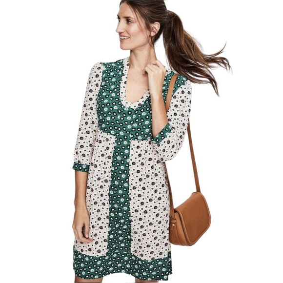 Boden Mollie Women's Tunic Dress Size 12 L Cottagecore Floral Print WORN ONCE - Picture 15 of 15